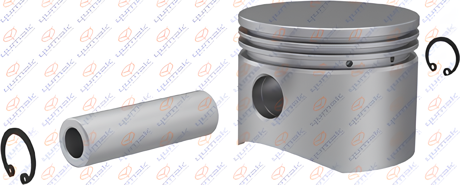 Поршнекомплект компрессора d=78 STD Renault Midliner/Midlum 805160110