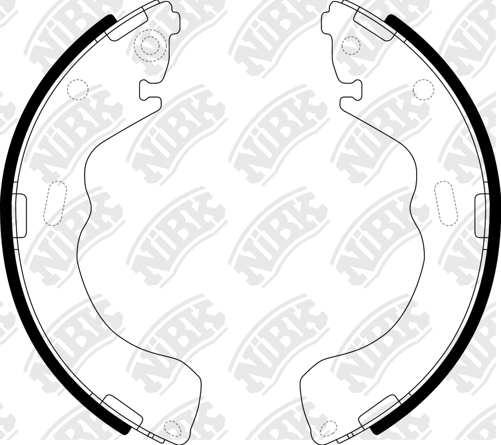 Колодки тормозные барабанные задние Mazda 626/Premacy 1.9-2.0TD 99>/Ford Maverick 2.0 01> FN3382