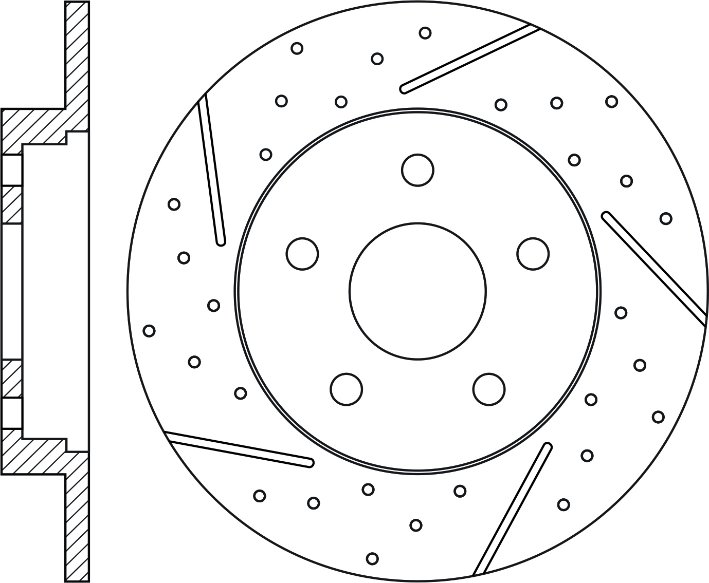 Диск тормозной задний Ford Focus III 1.6/2.0/1.6TD/2.0TD 11> RN51002DSET