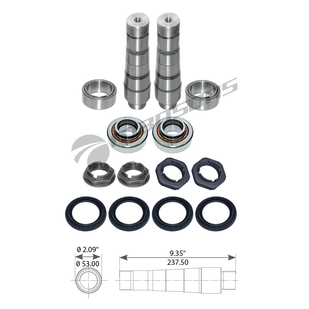 Р/к шкворня (к-т на ось) Volvo FM/FH/B12 900.035