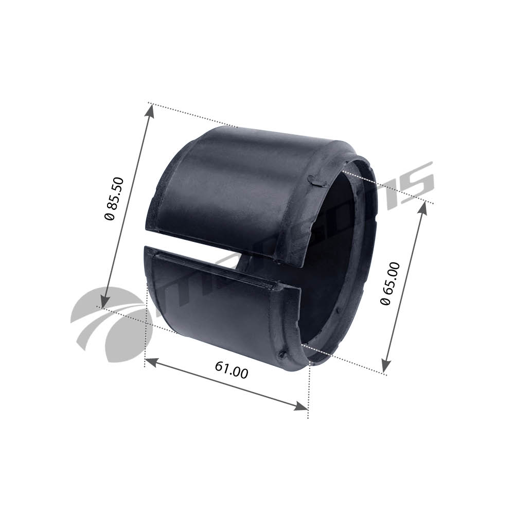 Втулка стабилизатора 65*84*50/60 заднего DAF F75/85/95/XF95/105 200.152