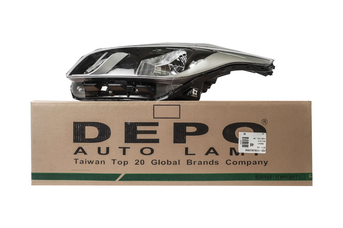 Фара левая с корректором с мотором Kia Rio 17> 1231116LMLEMN2