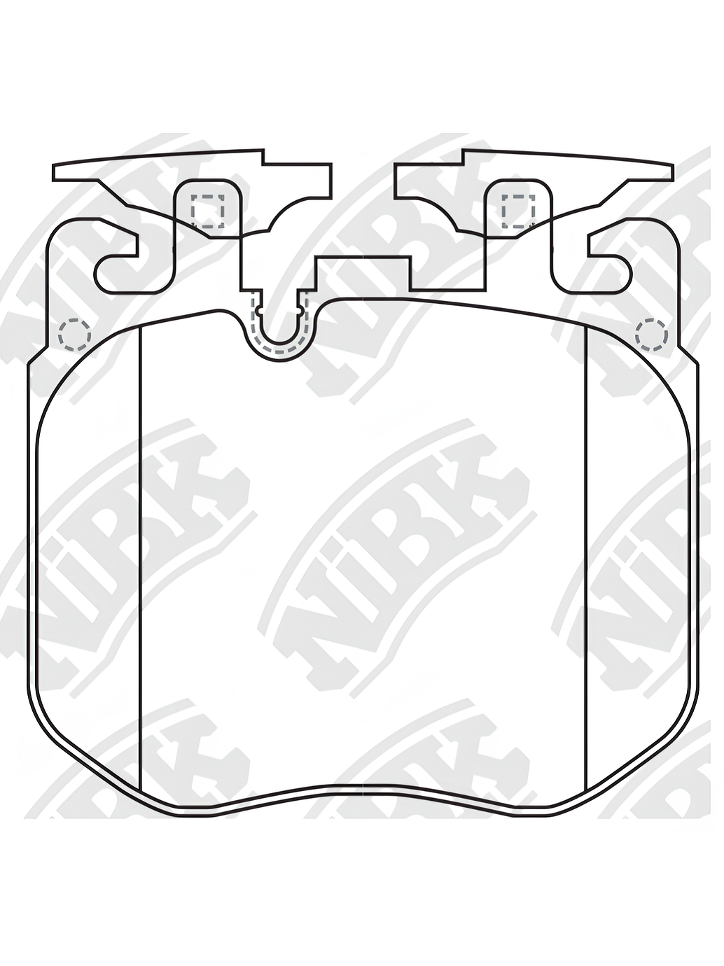 Колодки дискового тормоза передние BMW F10/F11 10>G11/G12 15> PN0735