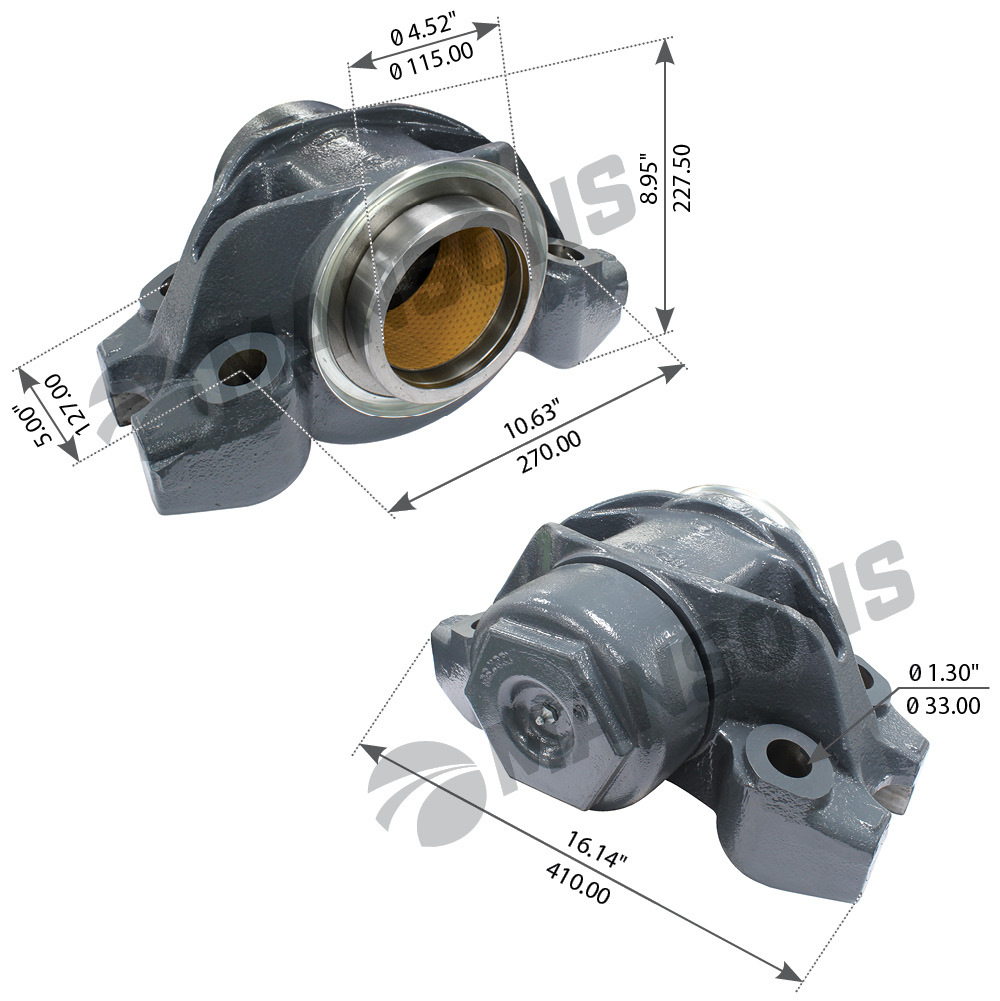 Кронштейн балансира Scania 4 100.723