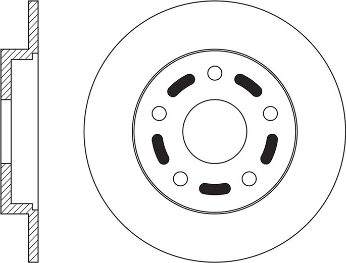 Диск тормозной задний Mazda 6 RN1552