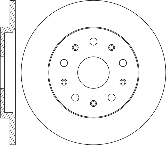 Диск тормозной задний Jeep Cherokee13- RN1767
