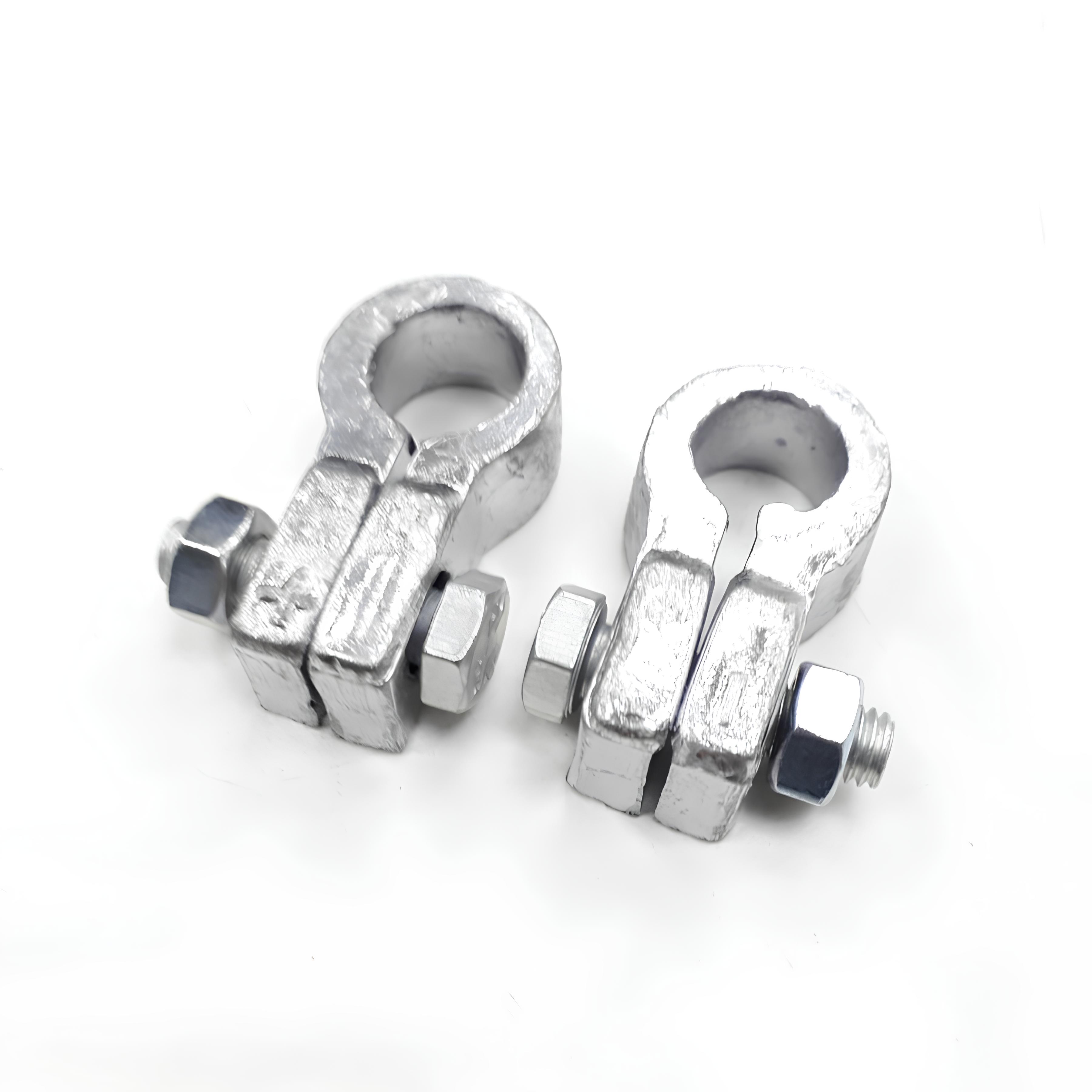 Клеммы АКБ +/- свинец МАЗ/КАМАЗ 5320-3703001/02