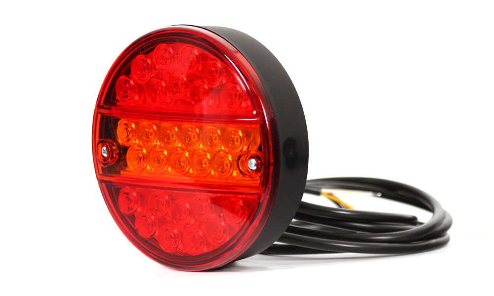 Фонарь-диодный TIR круглый (габарит-стоп-поворот) 288W19D