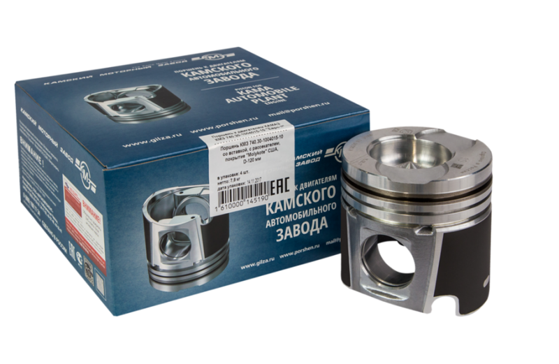 Поршень двигателя КМЗ 740.30-1004015-10 (под к-т колец 740.13-1000106)