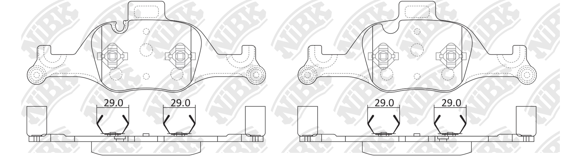 Колодки тормозные дисковые передние BMW 7 G11/G12 14> 5 G30 3.0/3.0D 16> PN0755