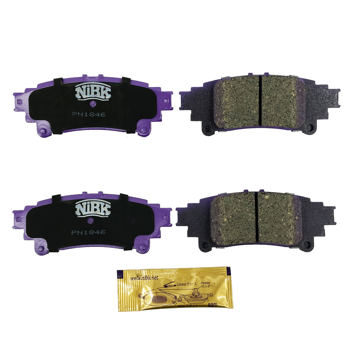 Колодки дискового тормоза задние Lexus RX 350 09> PN1846