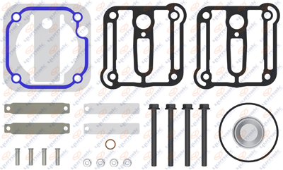 Р/к компрессора прокладки, клапаны, заглушки, кольцо упл., болты MAN D2066/D2676 RK.01.268.02