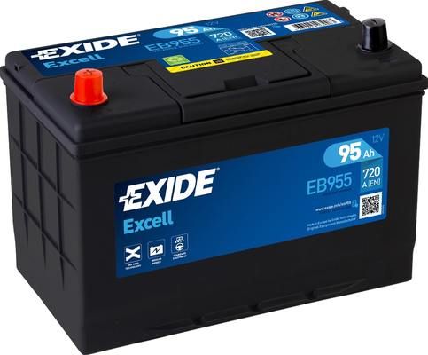 Аккумулятор 12V 95Ah 720A 306*173*225 ETN1 (пр) (Азия) Exide EB955