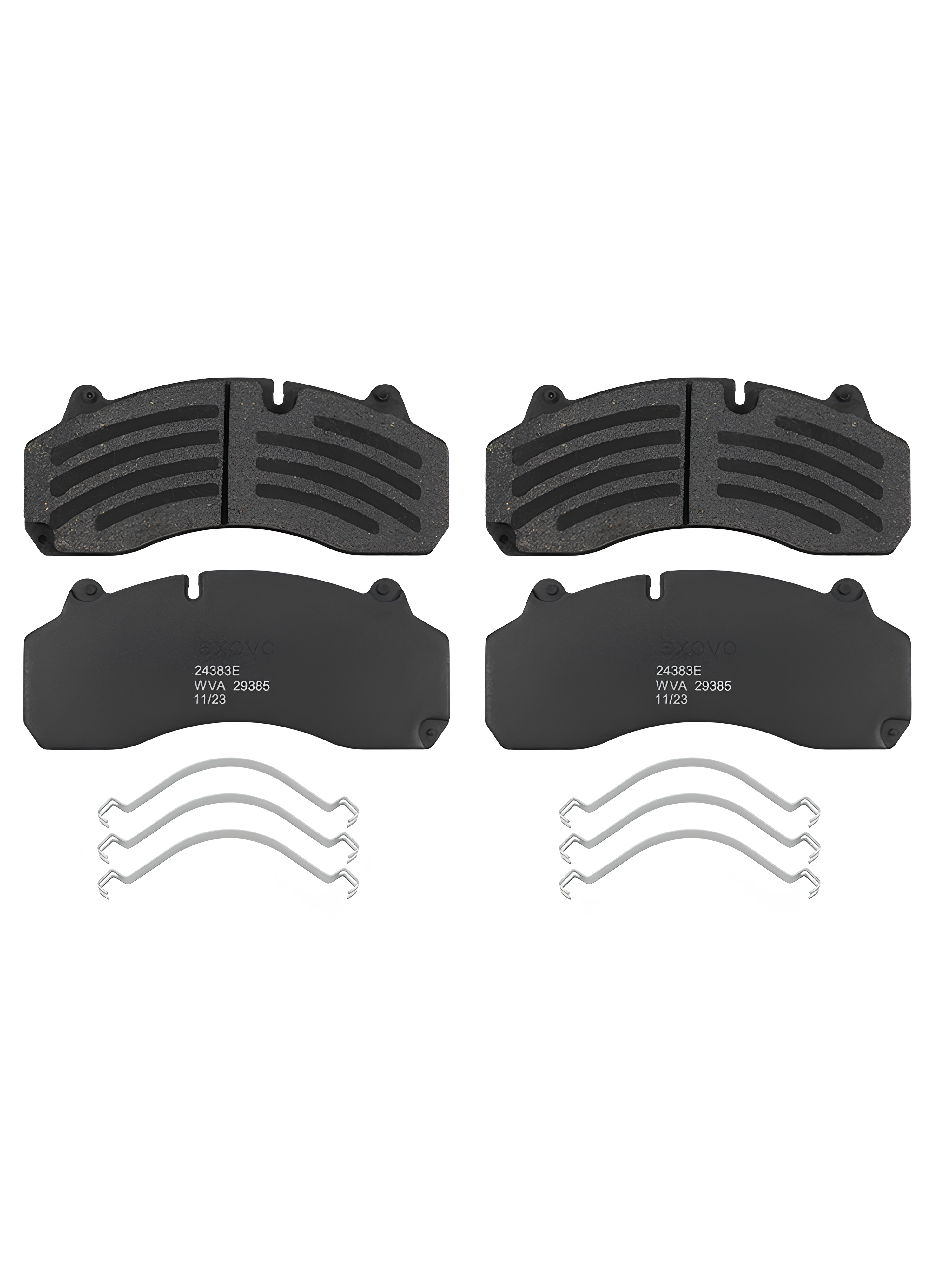 Колодка дискового тормоза задняя к-т 4шт. Howo/Sitrak T7H/T5H/C7H/A7 24383E