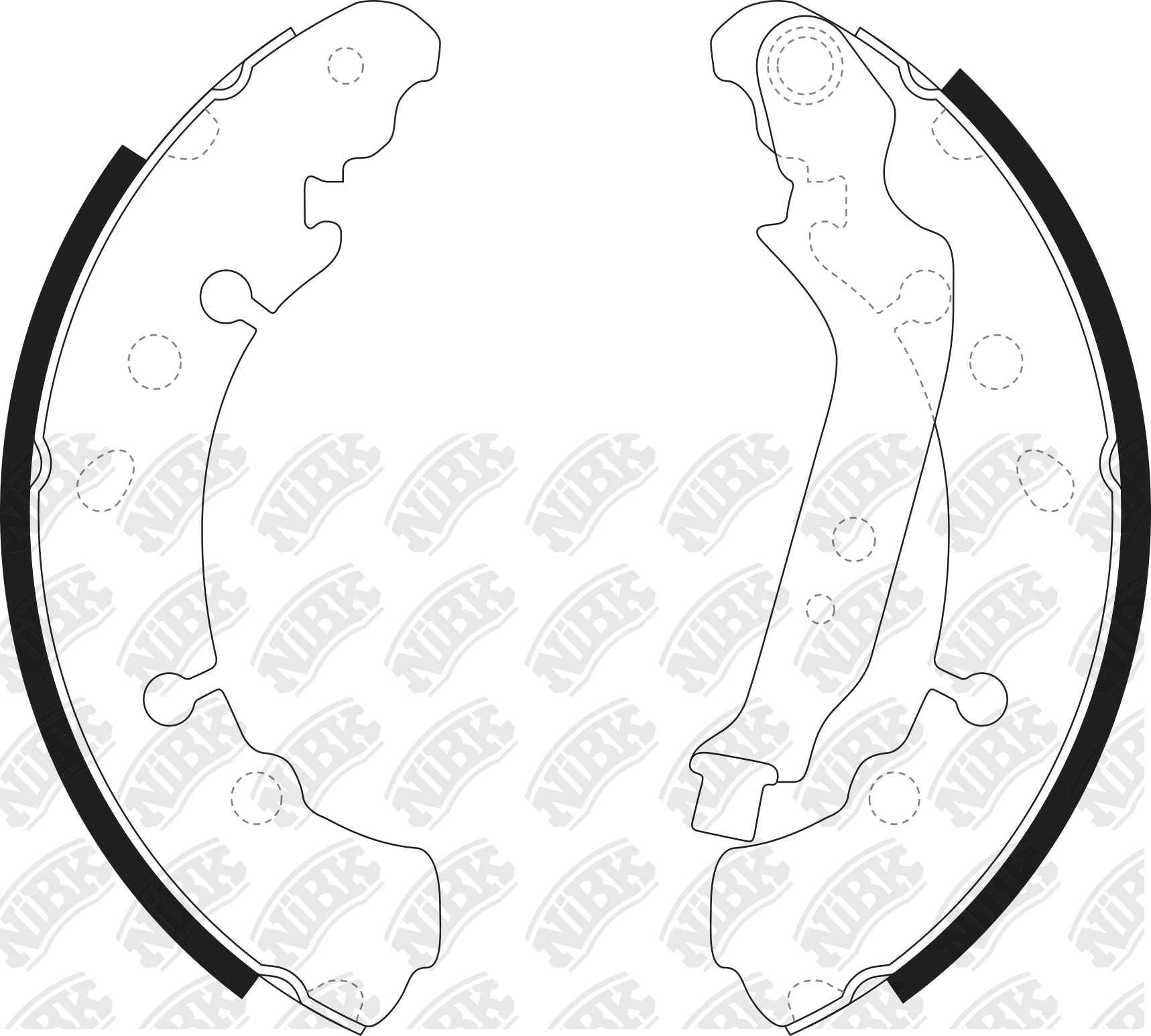 Колодки тормозные барабанные Toyota Yaris P90 1.0/1.3/1.4D 06-11 FN0622