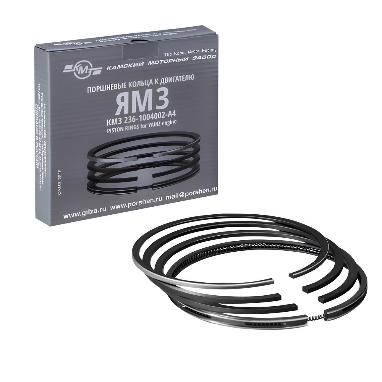 Кольца поршневые к-т МАЗ/УРАЛ/КРАЗ дв.ЯМЗ-236/238 236-1004002-А4