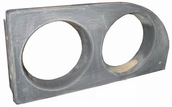 Облицовка фары правая круглая ЛиАЗ 5292-5301076