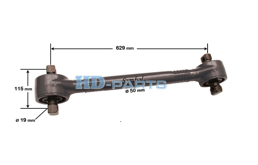 Тяга реактивная L=629 Scania 4/P/R/T 312646