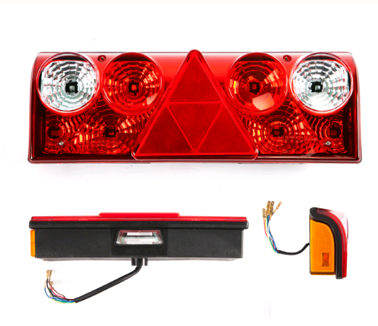 Фонарь задний левый с треугольником Schmitz Cargobull KG070427.522