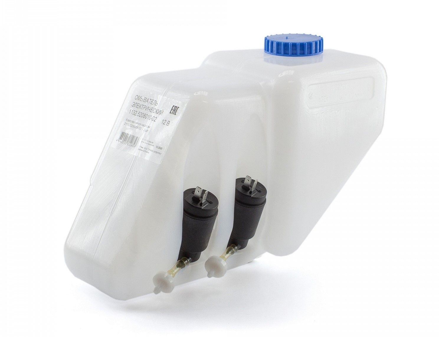 Бачок омывателя 5.2л в сборе 2 мотора ВАЗ-2108/21099/2113-2115/УАЗ-3160/3163 3160-5208045