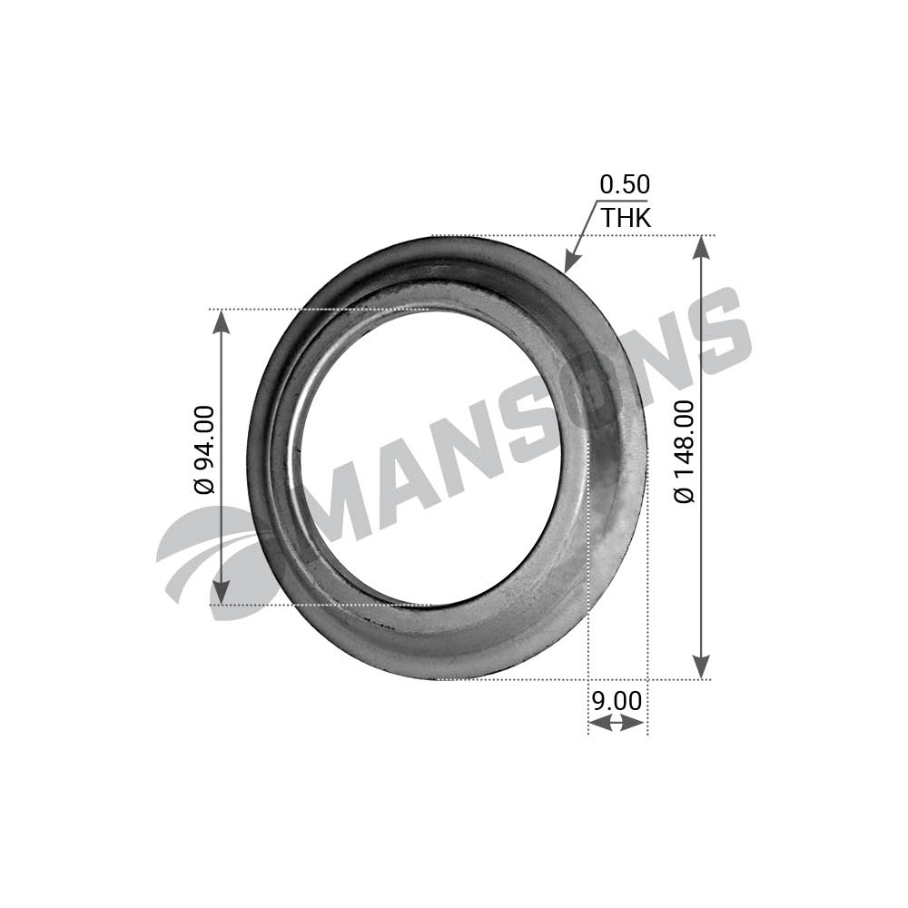 Кольцо ступицы 149*94*5,5 BPW 300.012