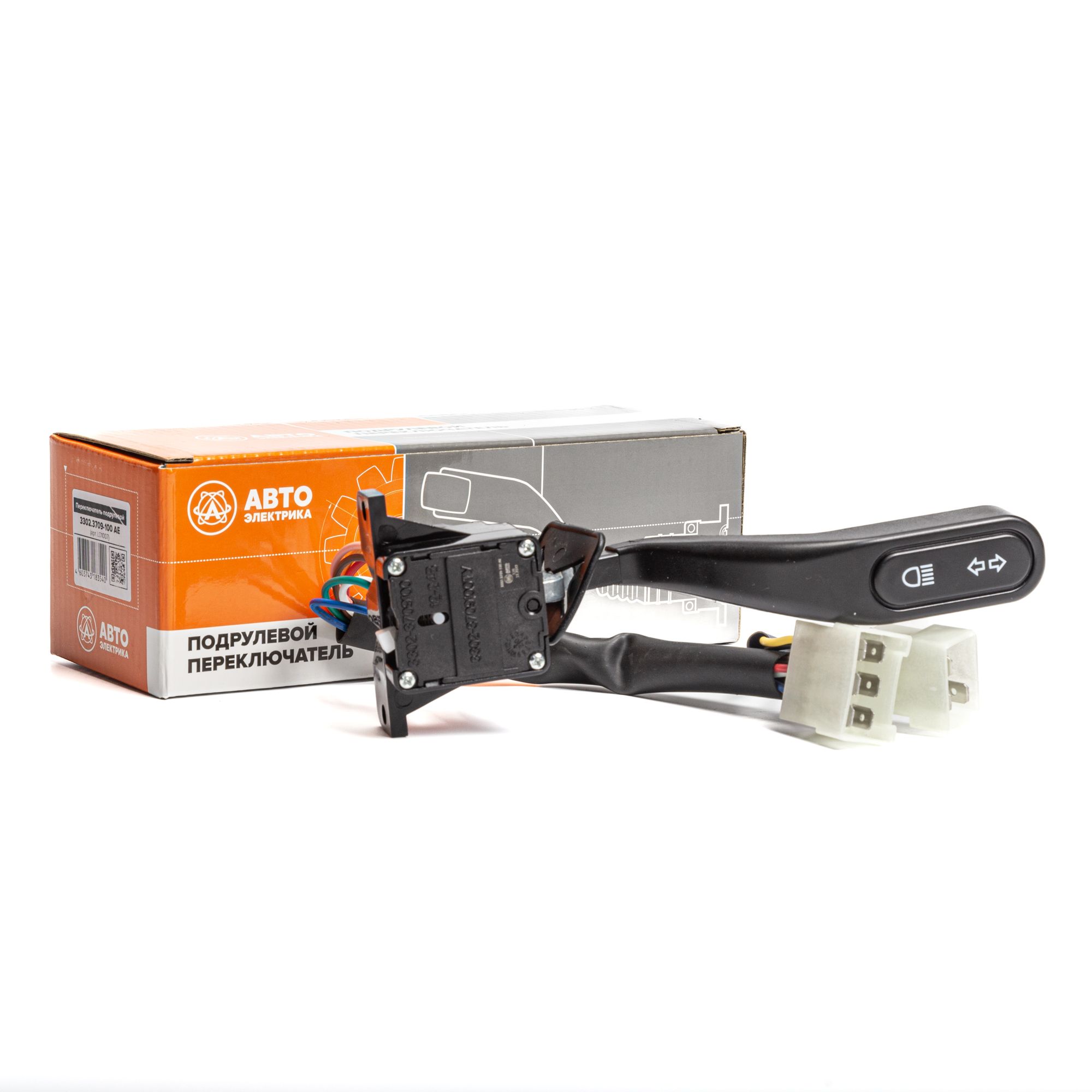 Переключатель подрулевой указателей поворота и света Н/О ГАЗ-3302 3302.3709-100