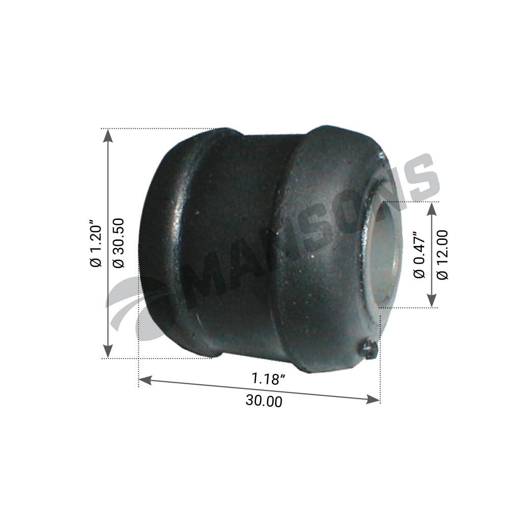Сайлентблок стабилизатора 012*30*30 переднего MB Vario/Atego 700.093