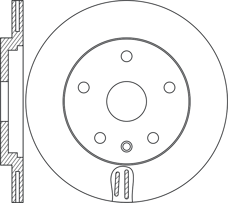 Диск тормозной задний вентилируемый Ford Explorer 11> RN1674