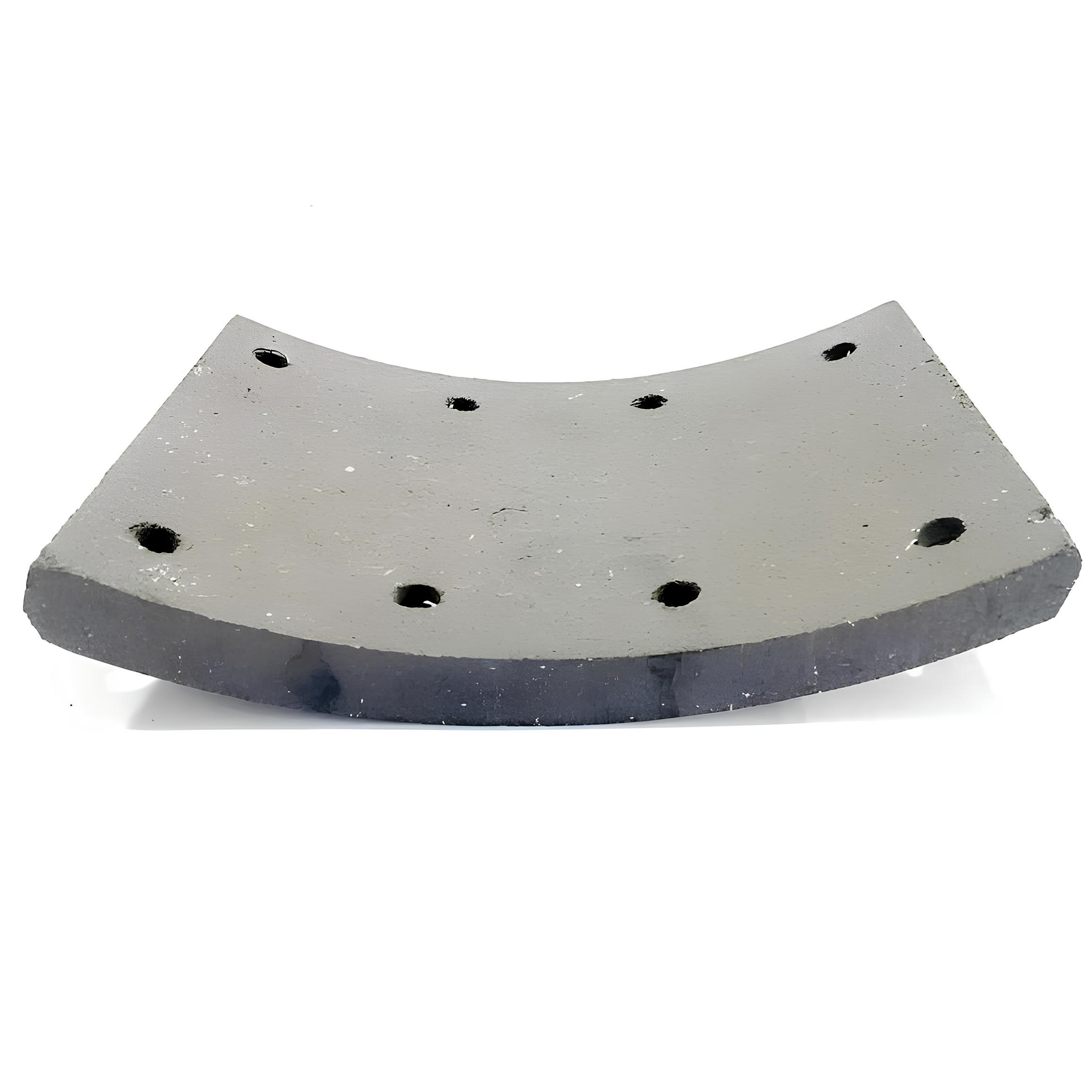 Накладка тормозной колодки сверленая к-т 8шт. с заклепками КАМАЗ 53212-3501105К