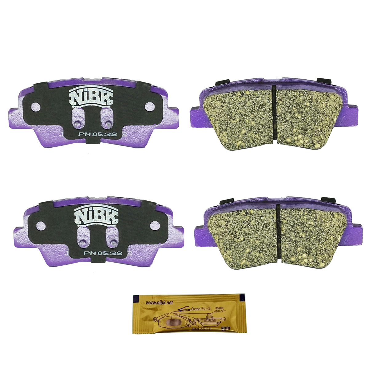 Колодки дискового тормоза задние KIA Soul/Hyundai Sonata 09-> PN0538