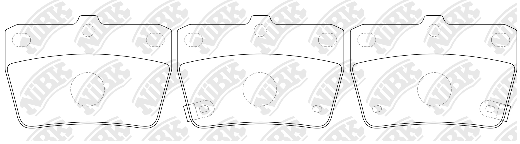 PN1424 NIBK Торм. колодки NiBK PN1424 Toyota RAV4  R