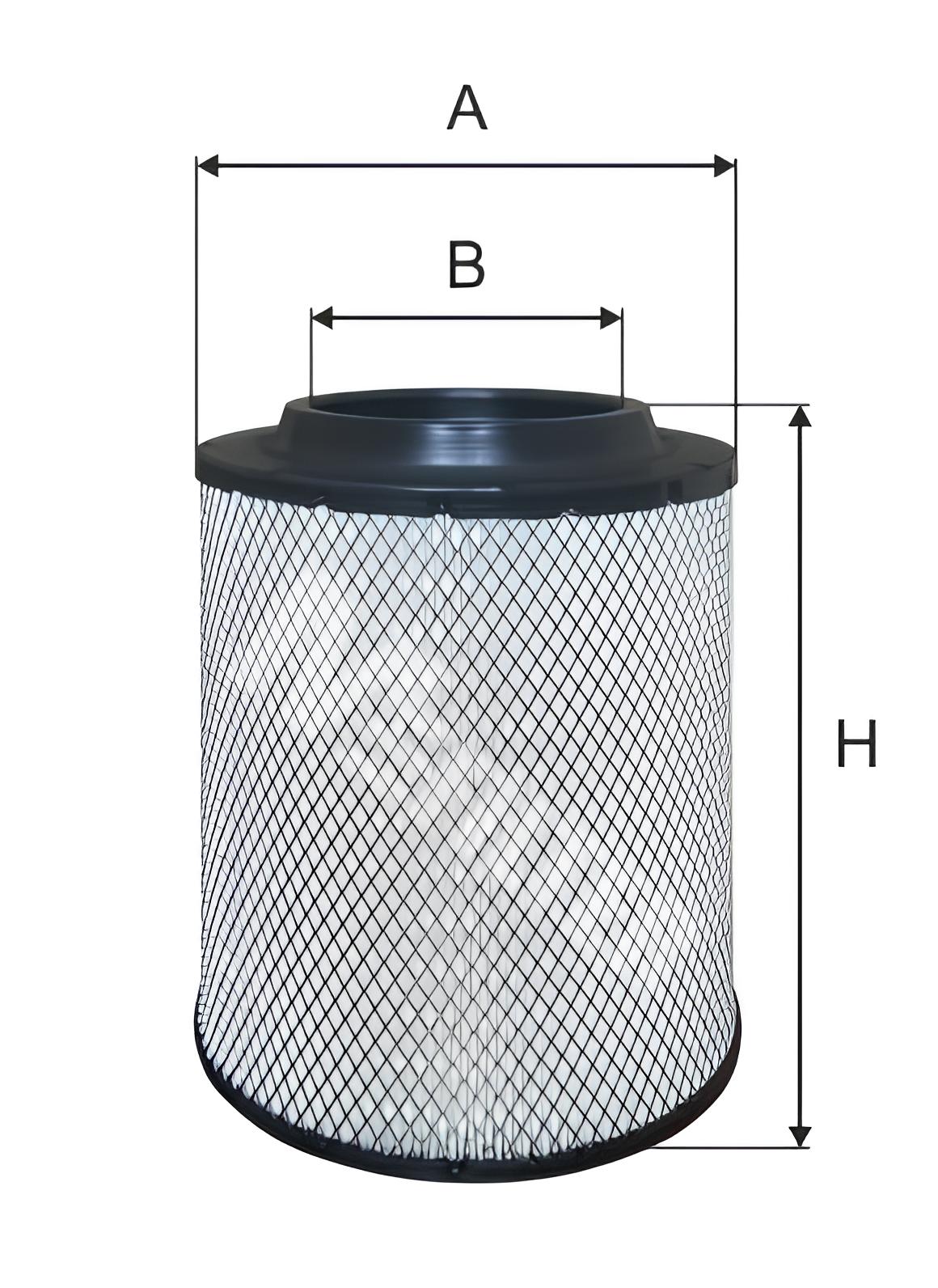 Фильтр воздушный основной ЛИАЗ-4292 дв.ЯМЗ/Liebherr LTM-Serie A8090