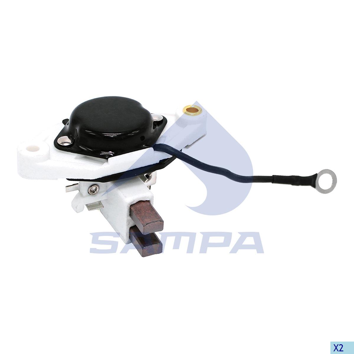 Реле регулятор генератора 28V 80A MAN/MB/Scania/Renault 206.472