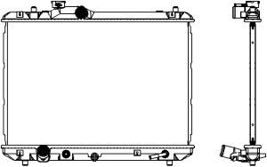 Радиатор системы охлаждения АКПП Suzuki Swift 1.3-1.5i 16V 05> 34318507