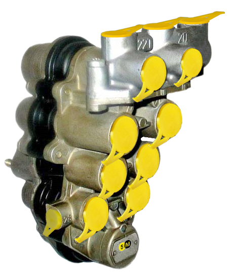 Клапан 4-х контурный защитный Renault Magnum E-Tech 580007061(75)