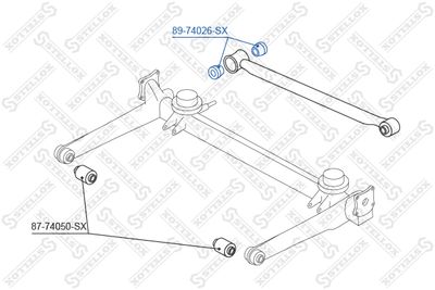Втулка амортизатора к-т 8шт. ВАЗ-2101/М-2140 21010290623100