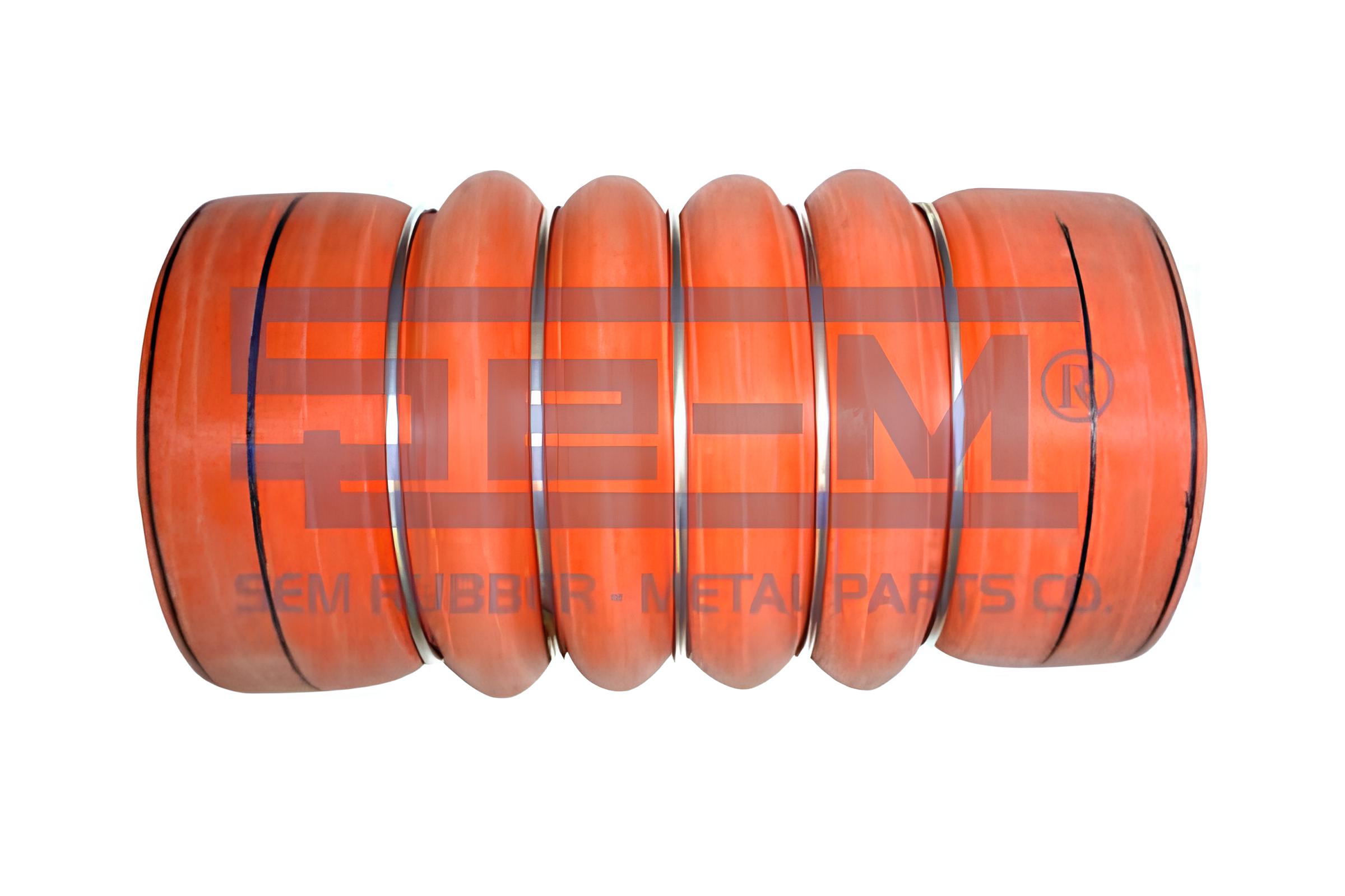 Патрубок интеркулера D=095 L=210 MAN/MB Axor 8830