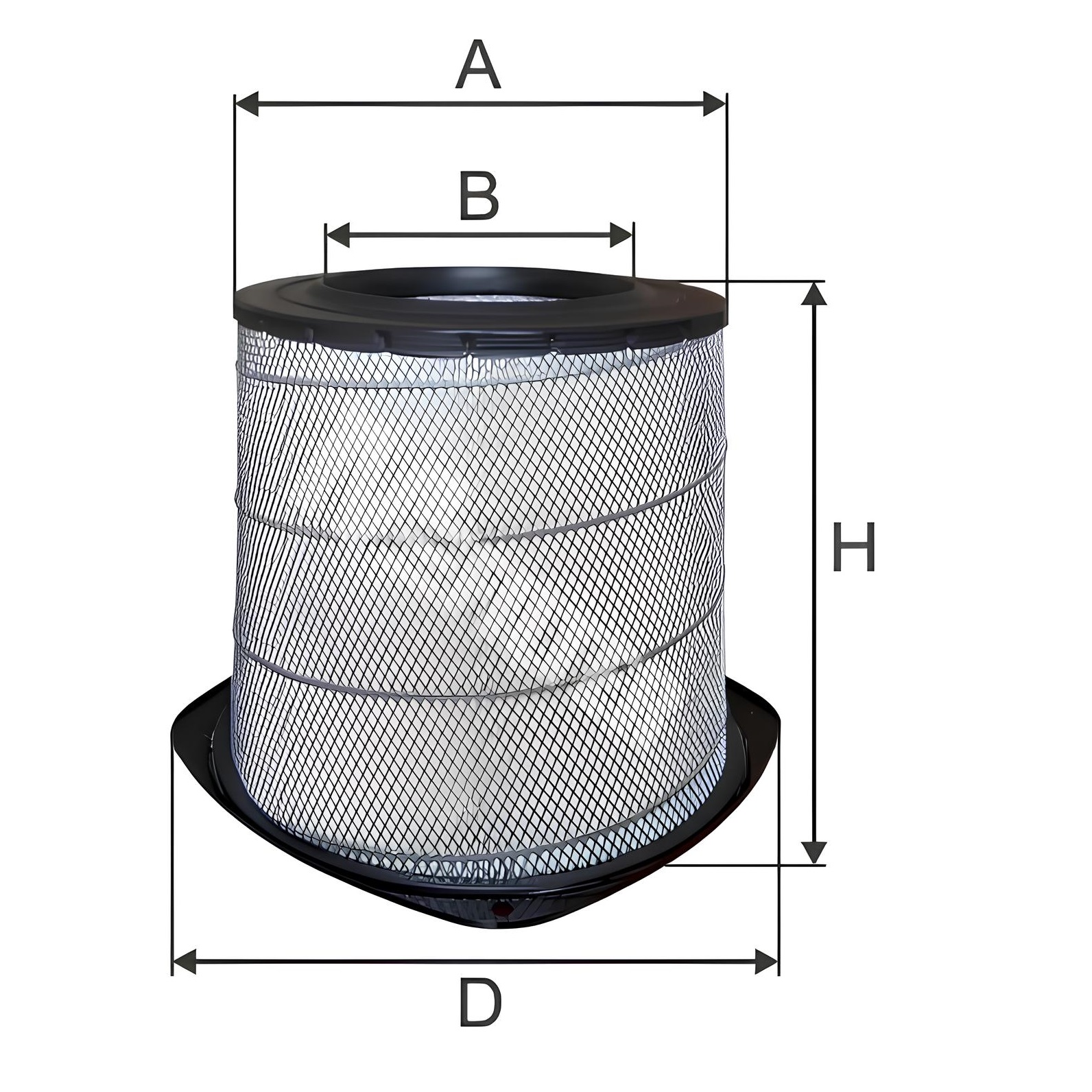 Фильтр воздушный с крышкой Volvo FH12 A511