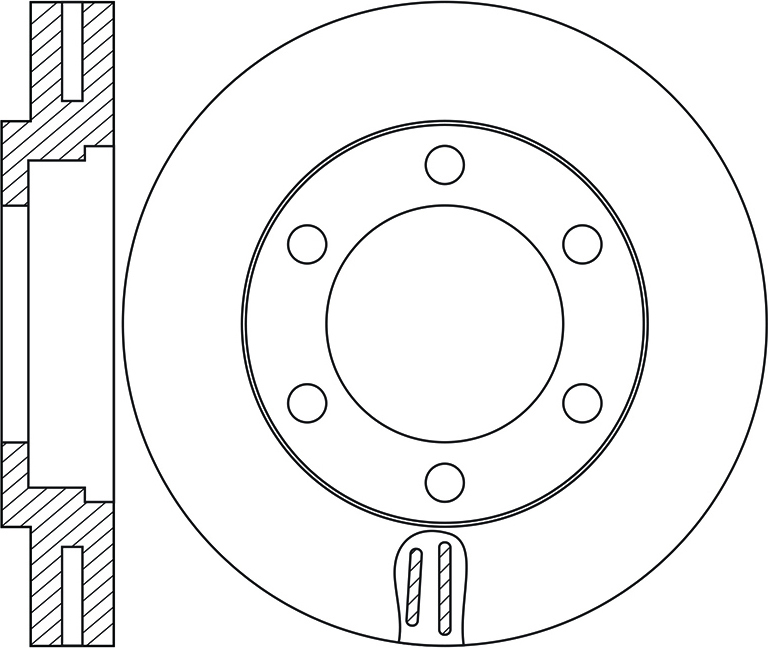 Диск тормозной Mitsubishi Fuso Canter RN2024