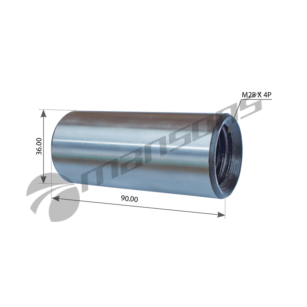 Втулка рессоры M28*4*36*90 передняя Scania 2-/3-/4-/P-/G-/R-/T-Series 100.054