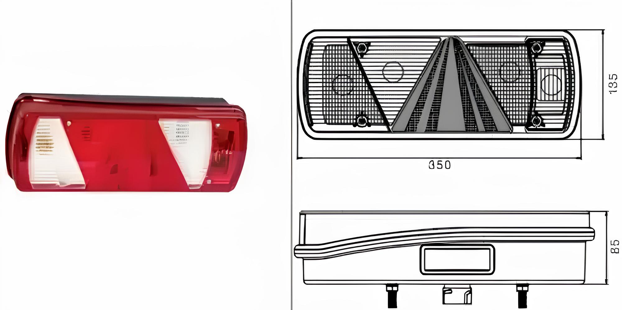 Фонарь задний правый KOGEL U02600R