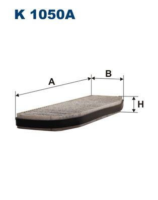 Фильтр салона угольный MB Actros K1050A