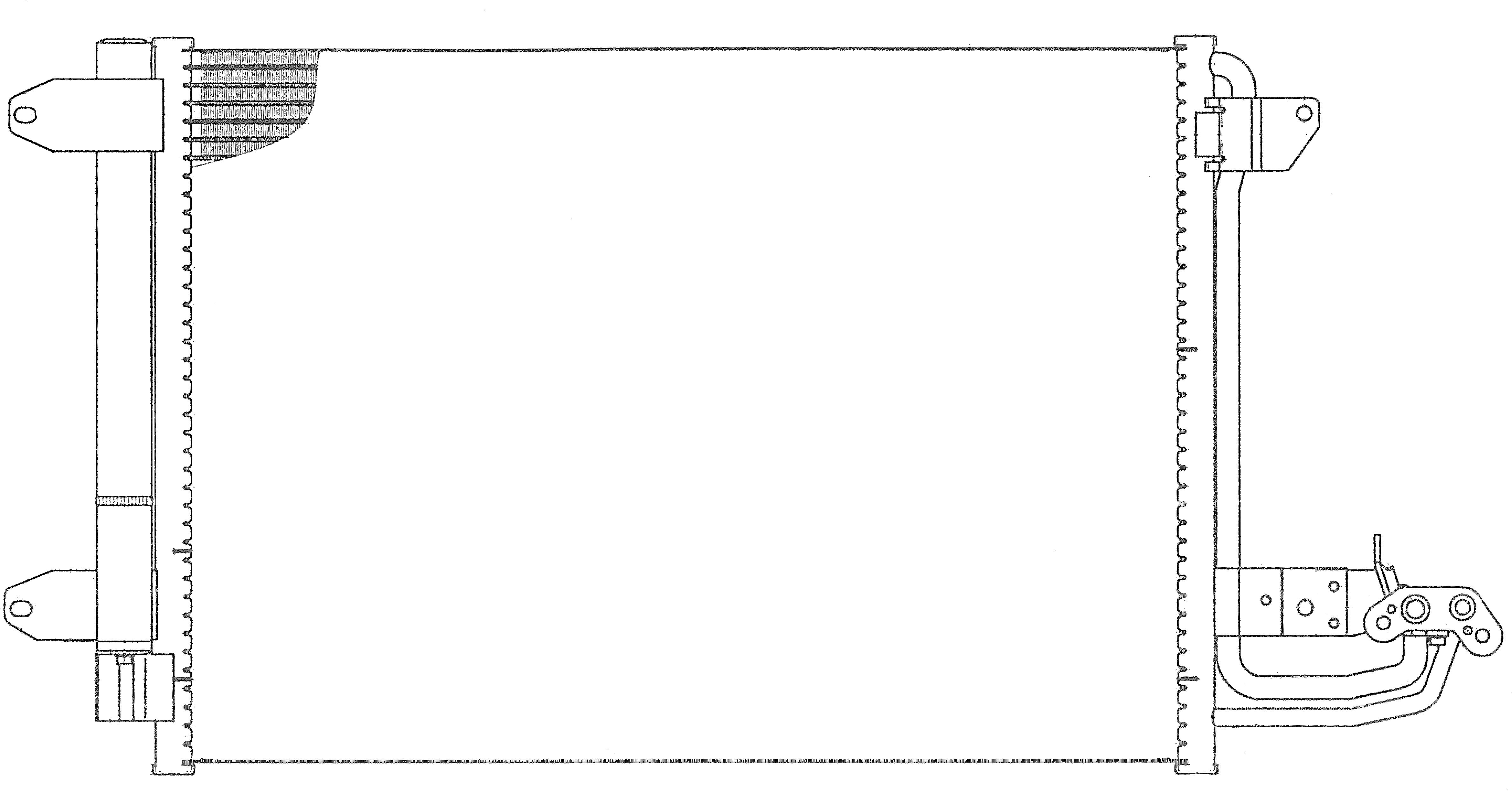 Радиатор кондиционера VW Golf V/VI/Jetta 03>/Skoda Octavia A5 04> 57619801