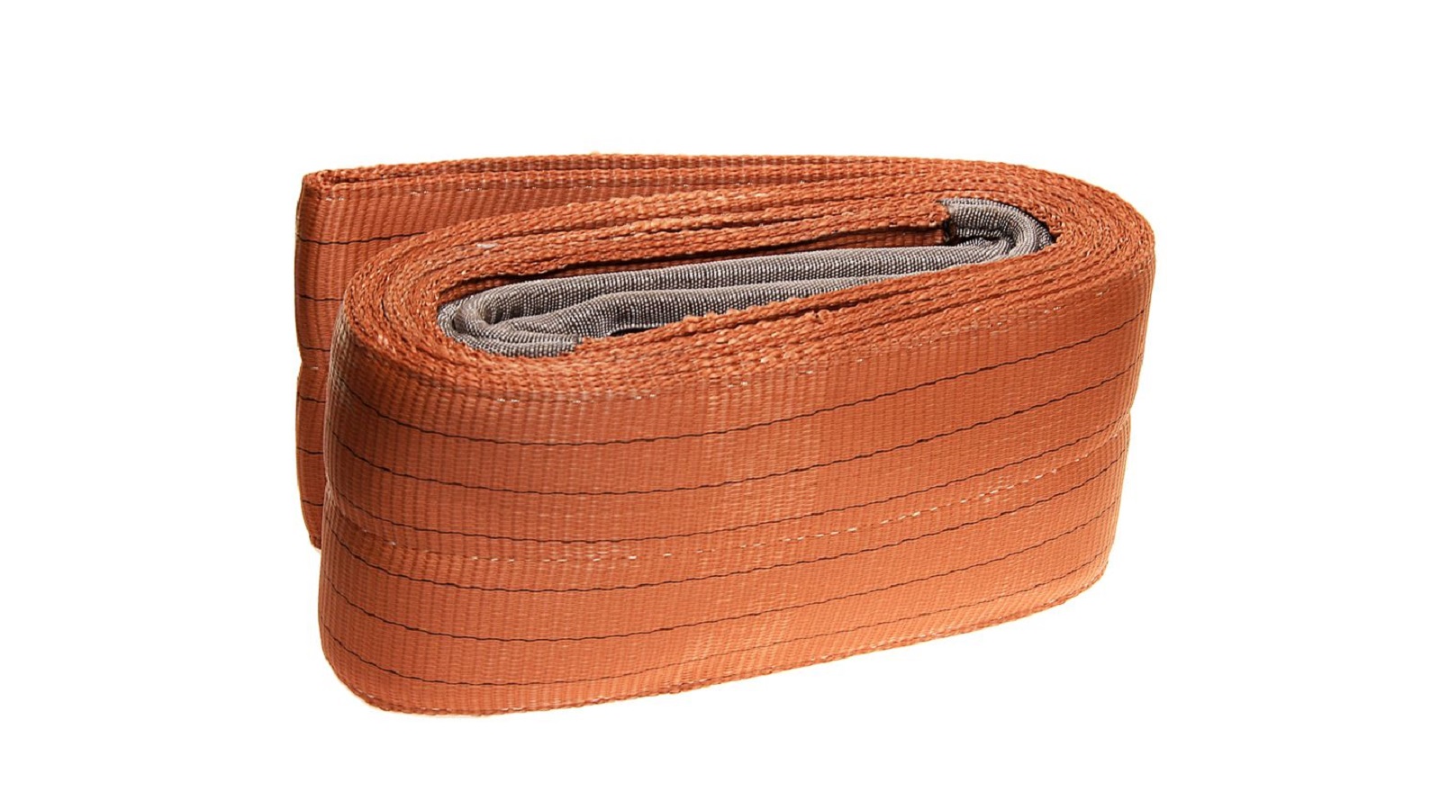 Трос буксировочный 63 т 5м 180мм ленточный петля-петля M75563