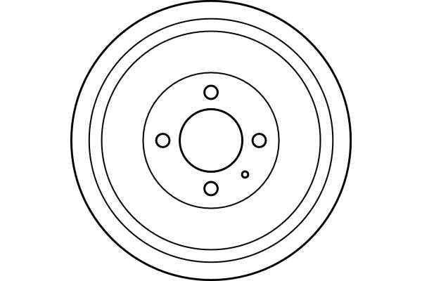 Барабан тормозной задний VW Caddy 1.4/1.6/1.9TDi 95-04 DB4300