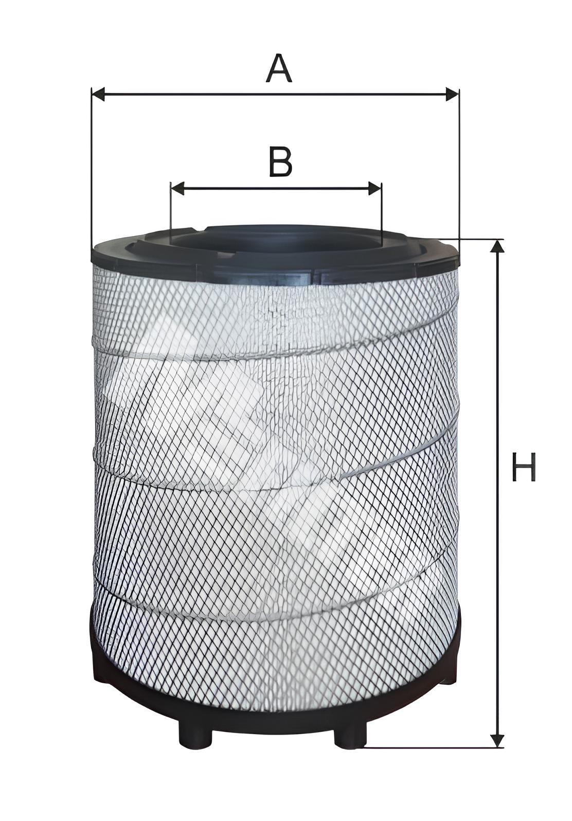 Фильтр воздушный с ножками Scania P/R/4 A877