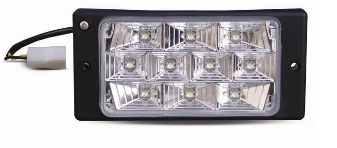 Фары п/т H3 12V 6000K 10LED 175*85 светодиодные к-т 2шт.LADA 2110/2112 43180
