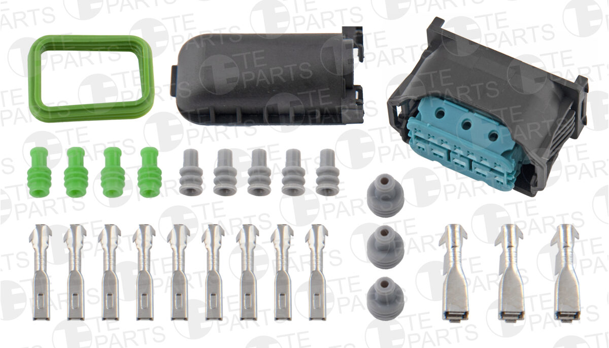 Разъем 12-ти контактный (комплектация: 12-pin, 4+5+3+1 уплотнений, кожух) BMW 7873091