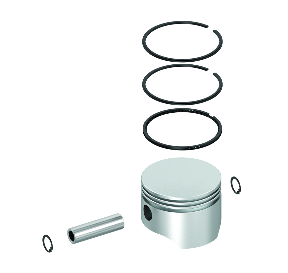 Поршнекомплект компрессора d=80+0.50 с пальцем и кольцами Iveco KY103013R2