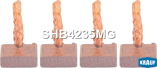 Щетки стартера Audi A1 1.6 TDI 8X 2010-/Seat Altea 5P/VW Caddy III SHB4235MG